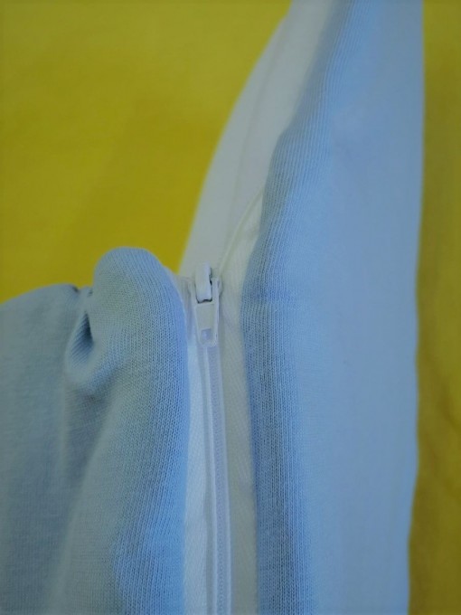 Zavinovačka na zip: úplet modrá (foto 3)