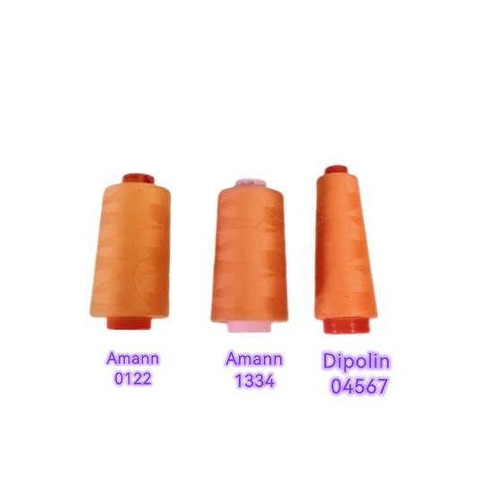 Polyesterová nit Dipolin, univerzální, návin 5000m, oranžová 04567 (foto 1)